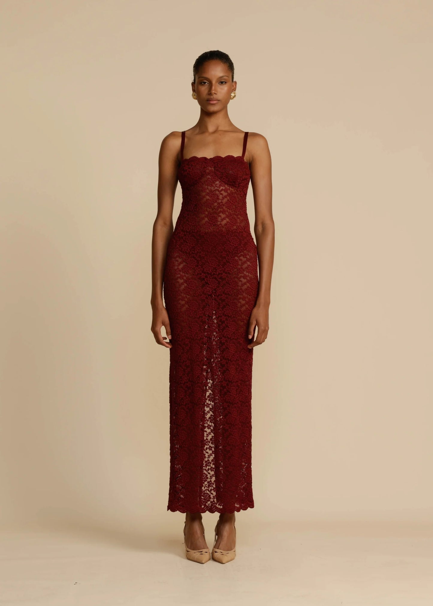 Arcina Ori Margot Dress Wine