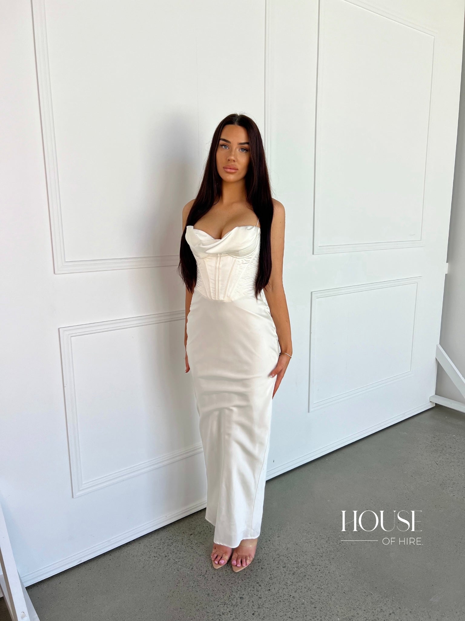 House of CB Charmaine Corset Dress Ivory