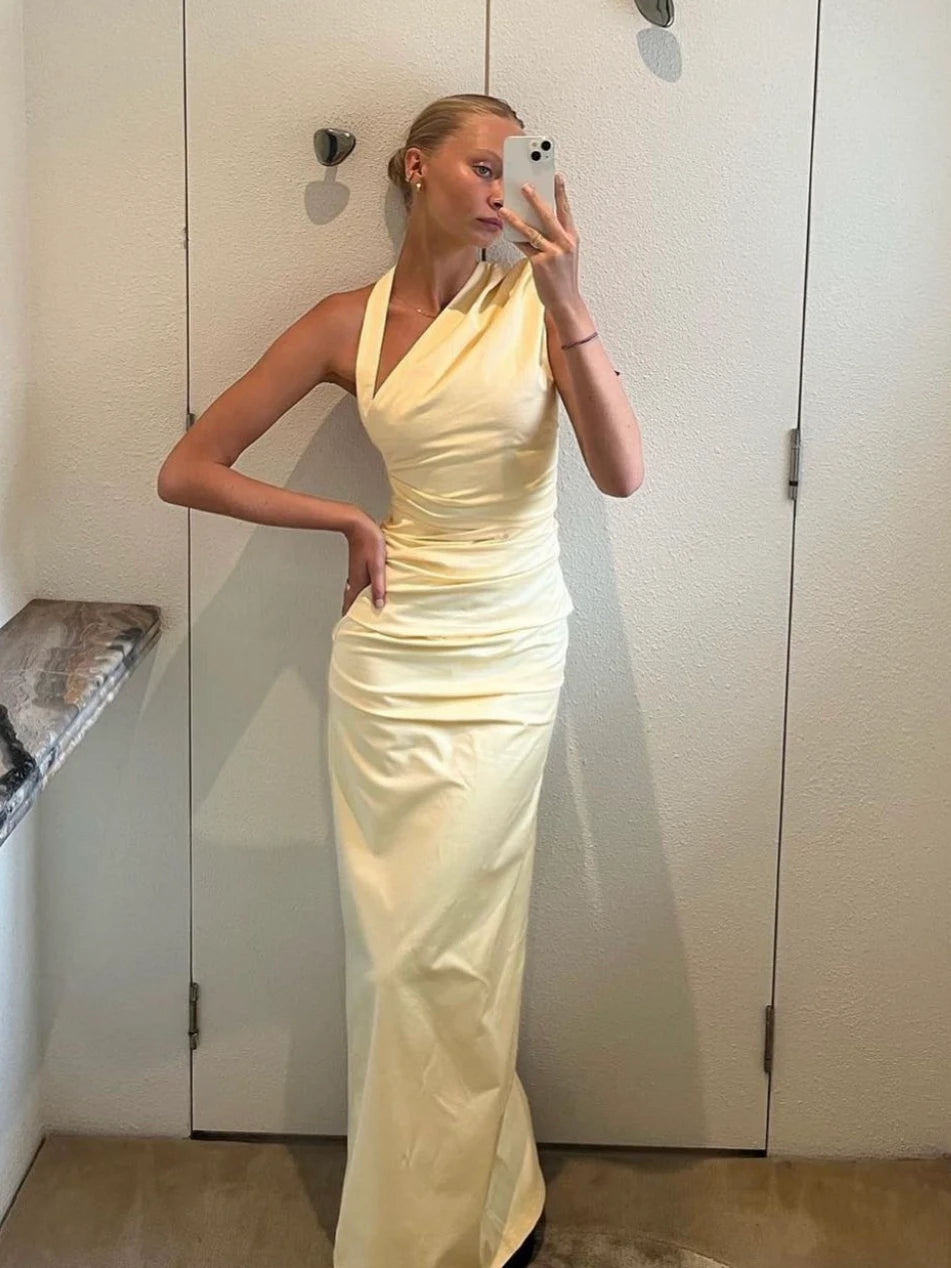 Sir the Label Giacomo Gathered Gown