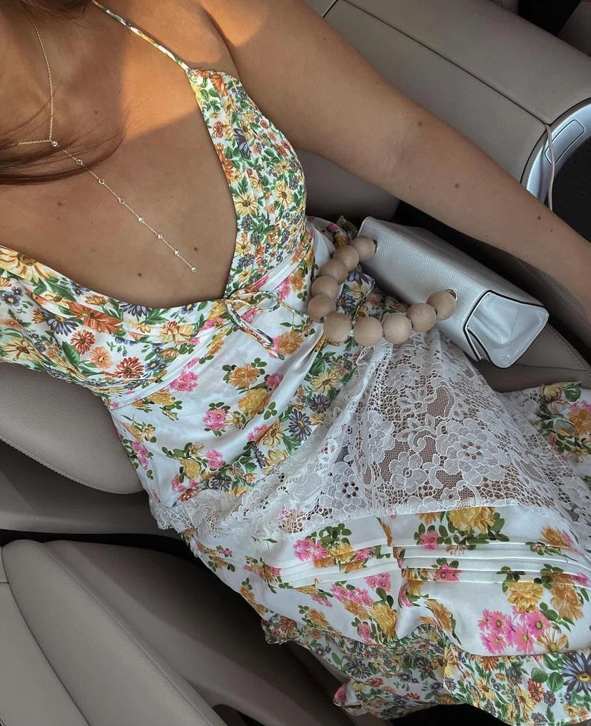 For Love and Lemons Rosalyn Maxi Dress
