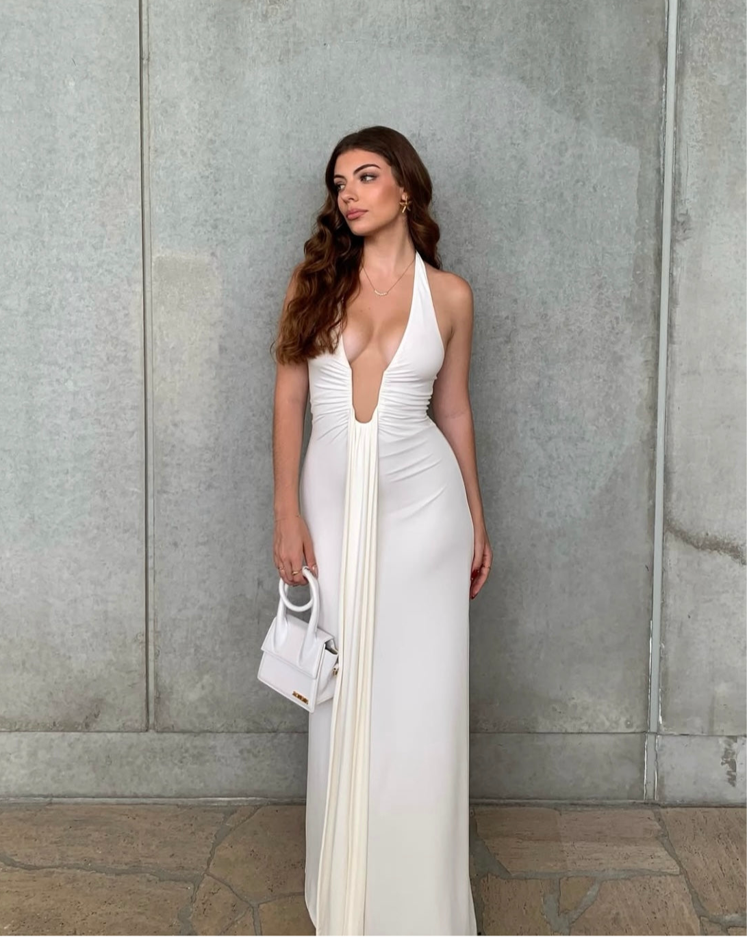 Misha Jennifer Cupro Dress White