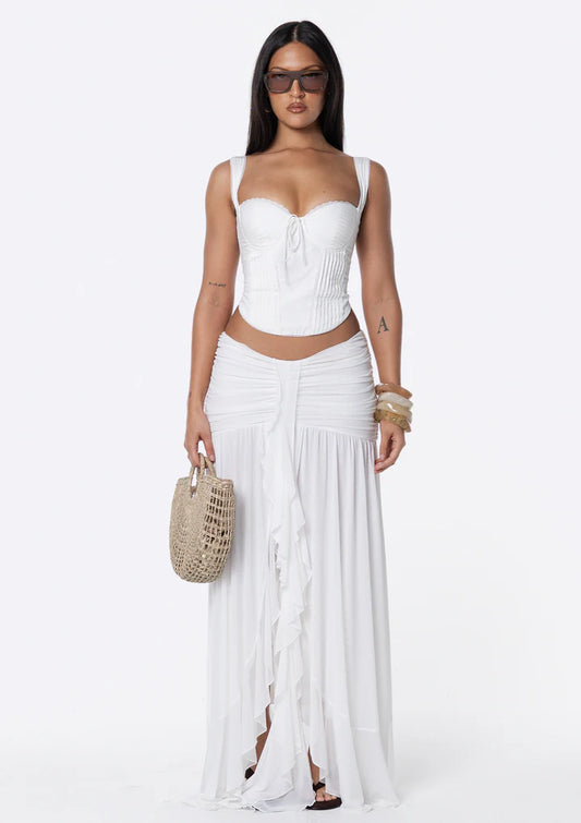 Jagger & Stone Fate Corset Set White