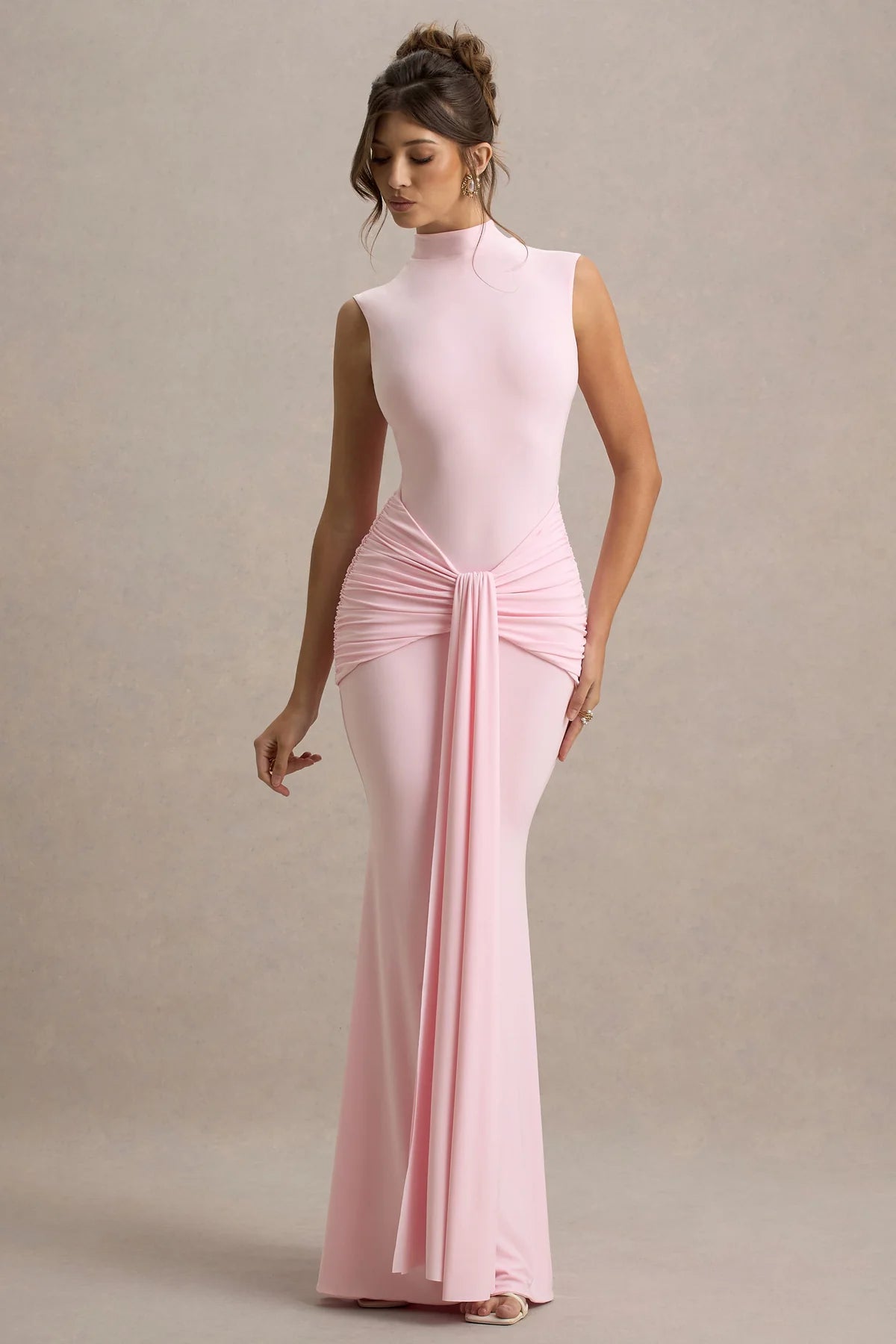 Club London Graziana Maxi Dress Pink