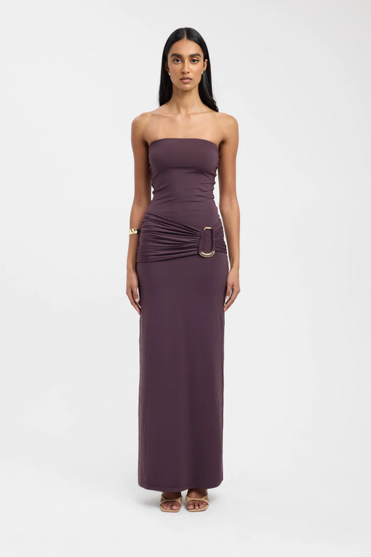 Kookai Torin Trim Maxi Cocoa