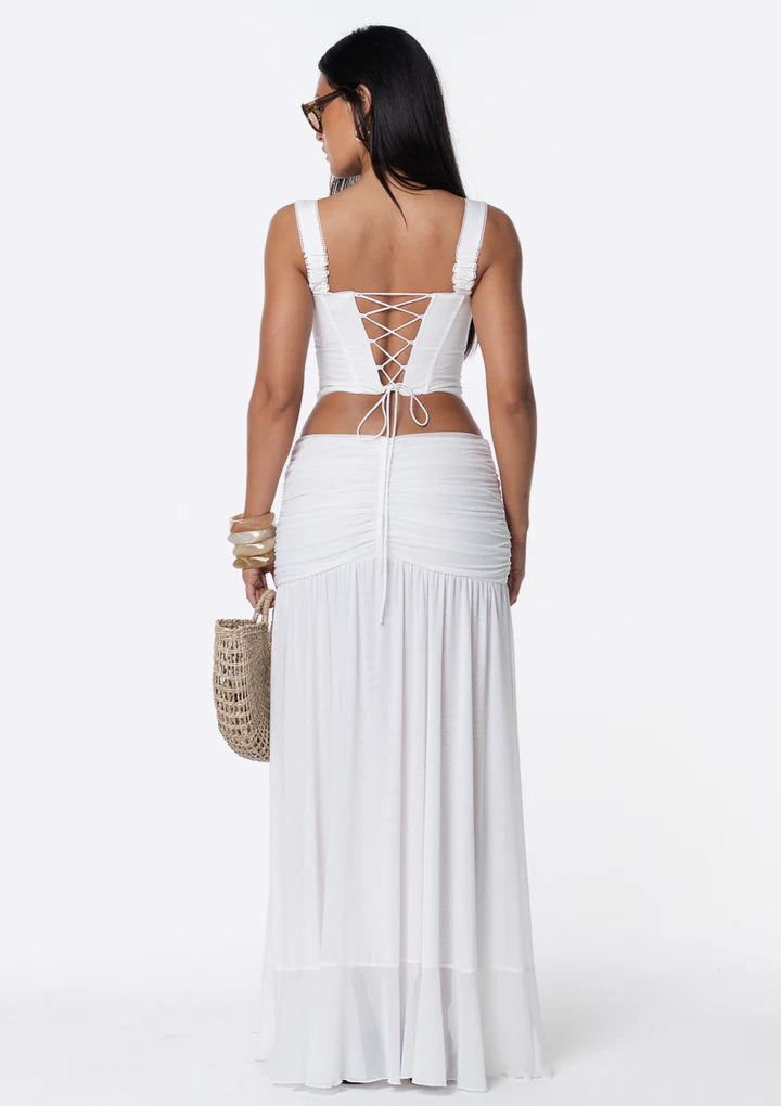 Jagger & Stone Fate Corset Set White