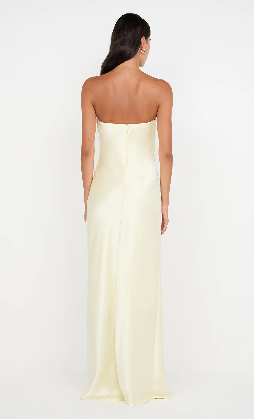Bec & Bridge Austen Strapless Maxi Dress Ice Yellow