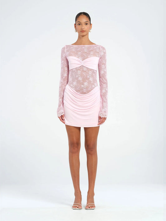 Benni Oskar Mini Dress Baby Pink