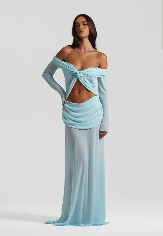 Natalie Rolt Emily Dress Baby Blue
