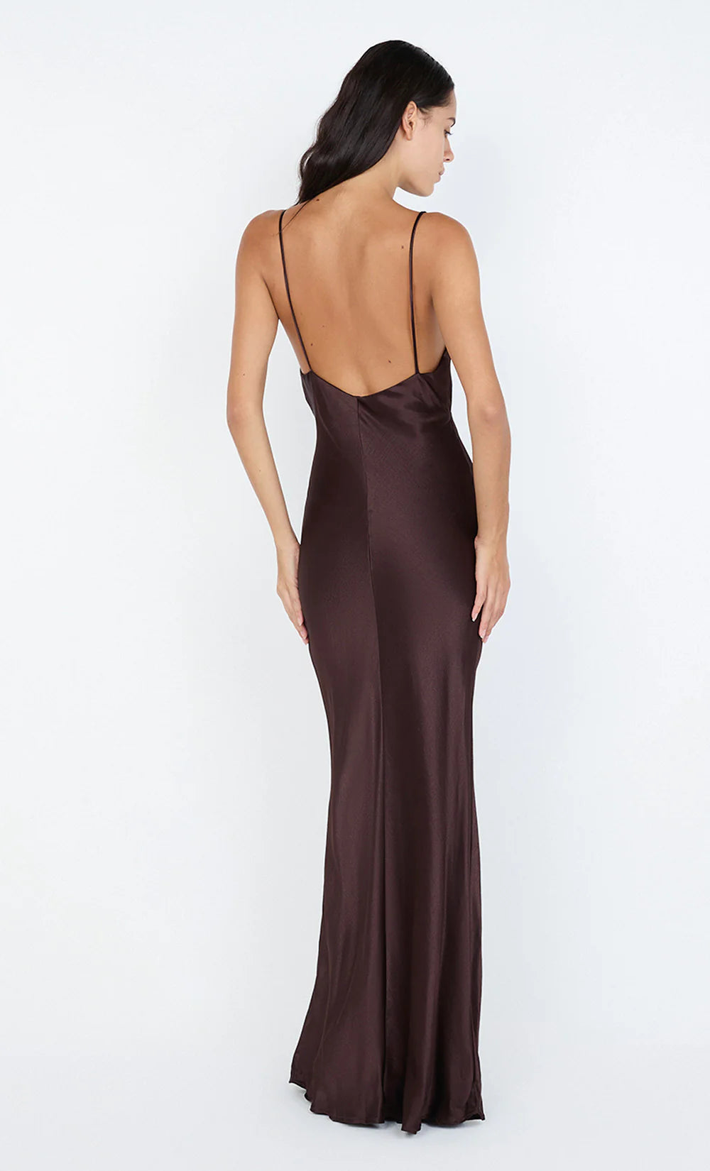 Bec & Bridge Moon Dance V Maxi Dress Dark Chocolate