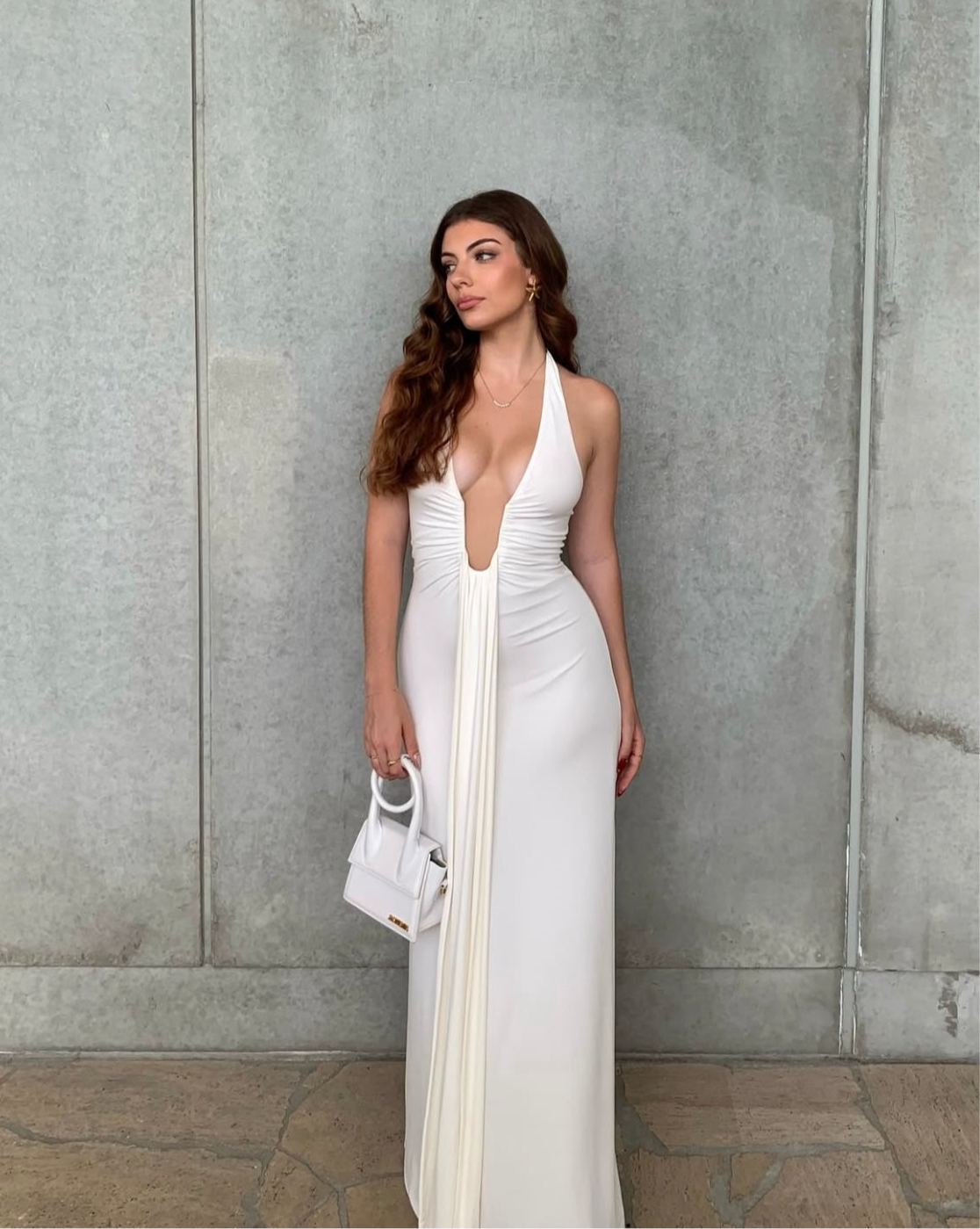 Misha Jennifer Cupro Dress White