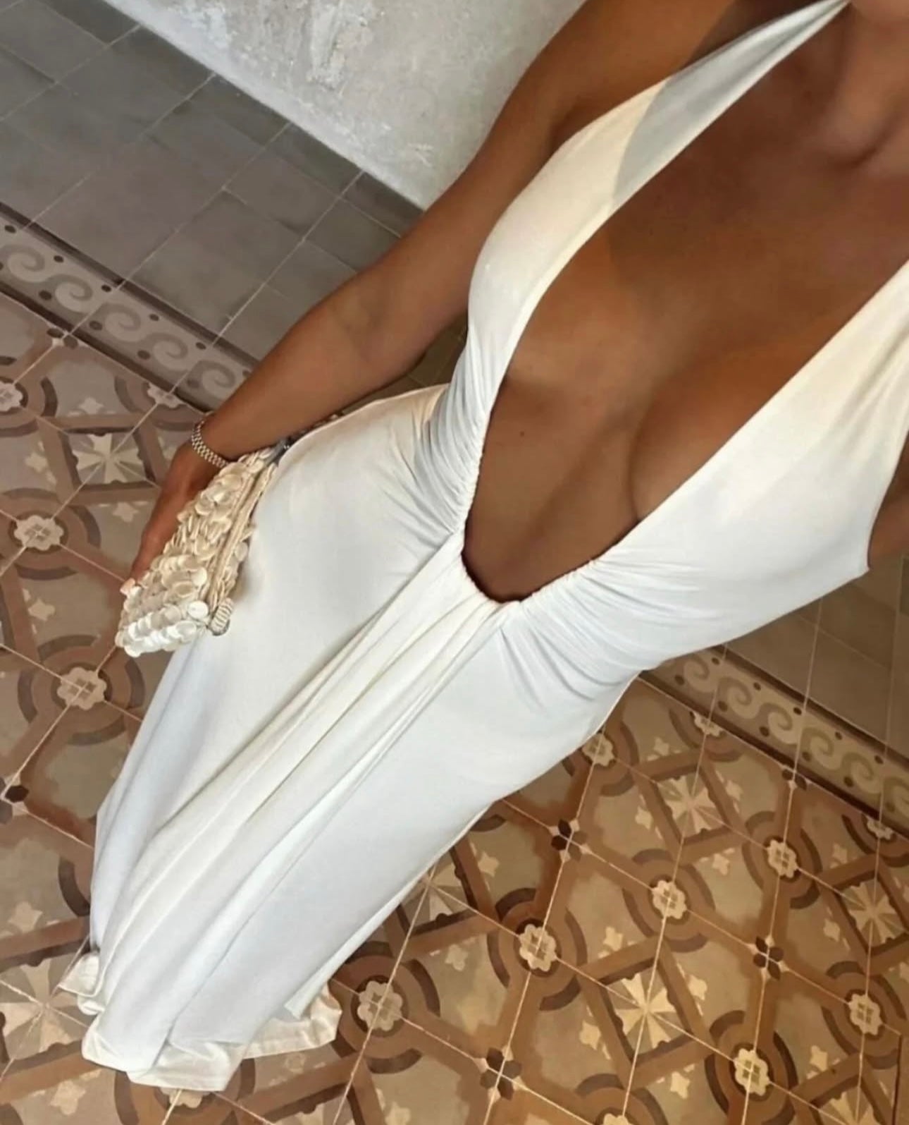 Misha Jennifer Cupro Dress White