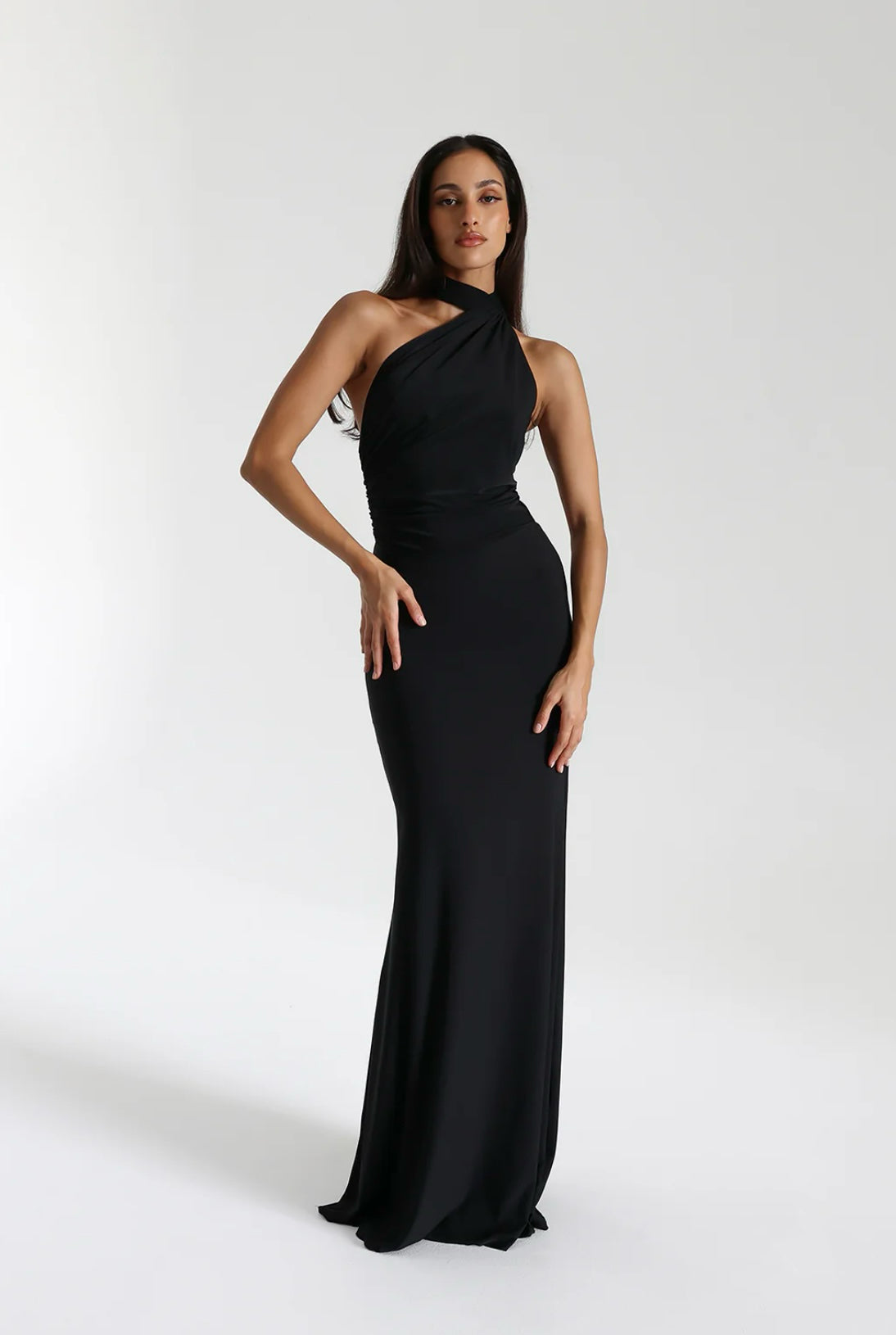 Natalie Rolt Fabienne Gown Black – House of Hire