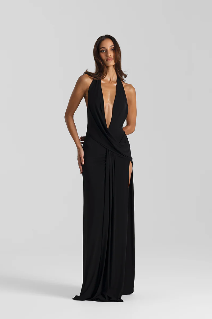 Natalie Rolt Winona Gown Black