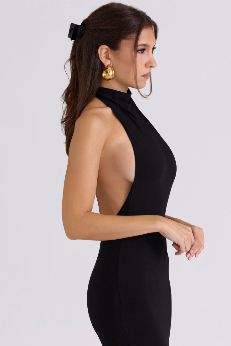 House of CB Sadira Maxi Dress Black