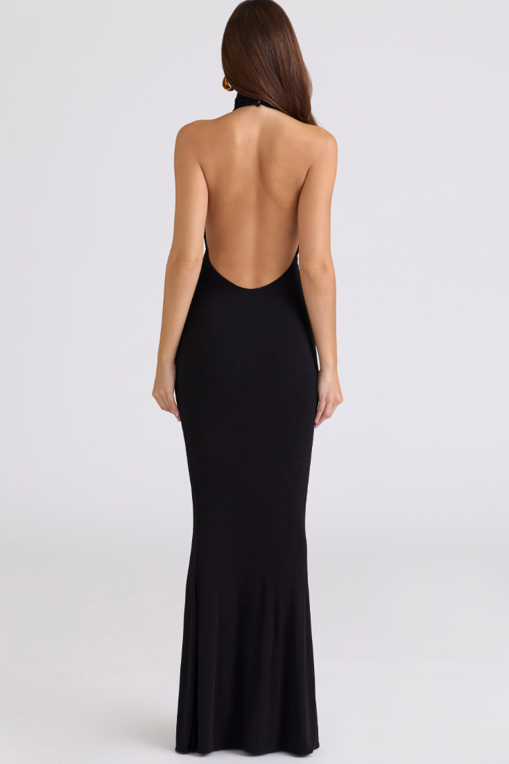 House of CB Sadira Maxi Dress Black