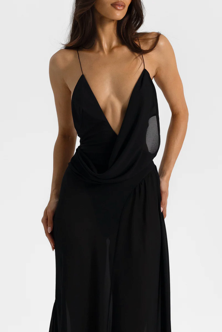 Natalie Rolt Agnes Dress Black