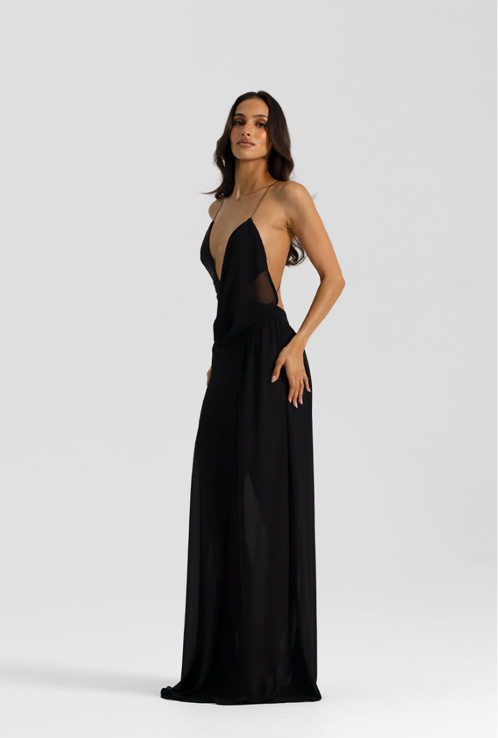 Natalie Rolt Agnes Dress Black