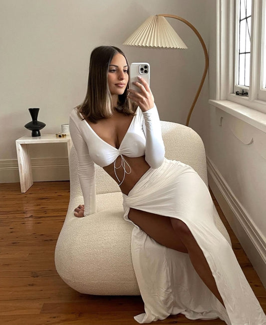 Natalie Rolt Clemetine Set White
